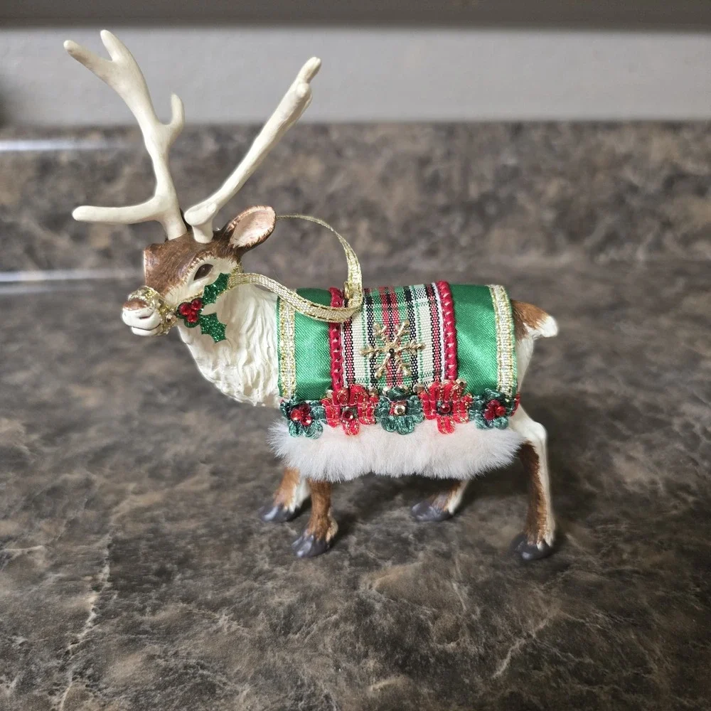 Hallmark Ornament 2019 FATHER CHRISTMAS'S REINDEER Limited Edition